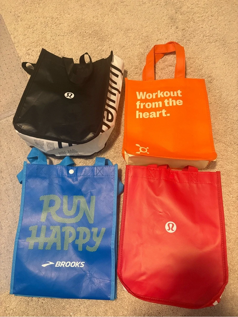 Four MiniTote/Shopping bag bundle